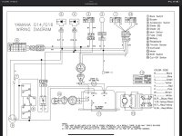 Yamaha G14-G16 Wiring Diagram